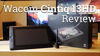 Wacom Cintiq 13HD  Pen Tablet Display Review [upl. by Ahsak]