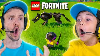 CUIDADO COM O LOBO NO LEGO FORTNITE  Brancoala Games [upl. by Eytak]