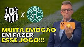 CRAQUE NETO PONTE PRETA E GUARANI FOI UM JOGAÇO DE BOLA [upl. by Nayb]