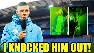 Phil Foden BREAKS HIS SILENCE on Brawl at Boxing Fight [upl. by Wynny]