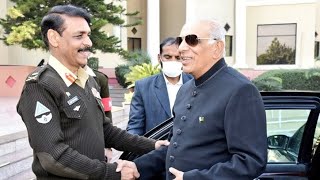 Gen Asif GHAFOOR met with Gen kiyani at NDU Islamabad MILITARYGRACEasifghafoor exdgisprgenkiyani [upl. by Nazarius]