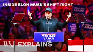 Why Elon Musk and His Tech Allies Want Trump to Win Now  WSJ [upl. by Aihsyn]