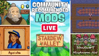 🔴 Stardew Valley Community Recommended Mods [upl. by Loos]