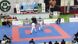 SAMED GÖK ADANA TÜRKİYE KARATE ŞAMPİYONASI 84 KG BÜYÜKLER [upl. by Nonregla]