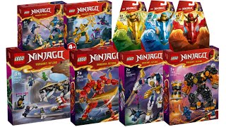 All LEGO Ninjago Dragons Rising sets January 2024 CompilationCollection Speed Build [upl. by Chancellor]