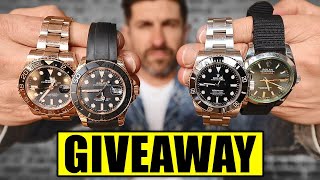 Giving Away My Watch Collection to YOU Not Clickbait [upl. by Yna]