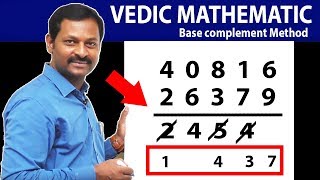 Subtraction Tricks IN Vedic Maths  Faster then Calculations  SumanTV Education [upl. by Fayola]