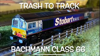 Trash to Track Episode 96 Bachmann Class 66 diesel loco [upl. by Ydnam]