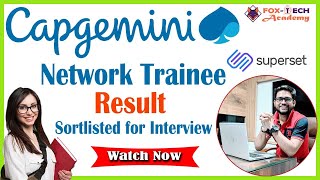 Capgemini Network Trainee Result  Capgemini Network Trainee Interview  Capgemini off campus hiring [upl. by Dnomse901]