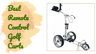 🌵7 Best Remote Control Golf Carts 2020 [upl. by Hermine685]