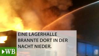 Drei Verletzte bei Großbrand in Beverungen [upl. by Anabal]