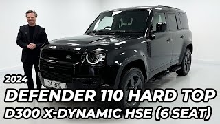 2024 Land Rover Defender 110 30 D300 XDynamic HSE Hard Top Commercial 6 Seat VAT [upl. by Giverin755]