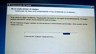 reparacion de inicio windows 7 [upl. by Airamahs]