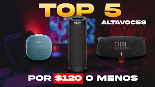 Los 5 MEJORES ALTAVOCES Portatiles Bluetooth de 2024 [upl. by Nolte209]