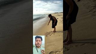 Power of Ram name in Rameshwaram dhanushkodi beach  shorts [upl. by Pampuch]