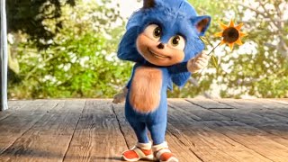 Baby Sonic  SONIC THE HEDGEHOG Sneak Peek amp Trailer 2020 [upl. by Ozan]