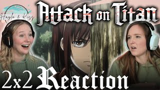 Im Home  ATTACK ON TITAN  Reaction 2x2 [upl. by Noslien]