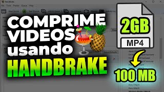 ☑️ Como COMPRIMIR Correctamente tus VIDEOS SIN PERDER CALIDAD  Cómo usar HandBrake  Guía 2024 [upl. by Orlosky71]