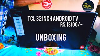 TCL 32 inch android tv Unboxing  Picture Quality 🔥 TCL 32S6500S  3 years warranty [upl. by Suiluj]