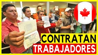 🟥 Descubre Qué Empresas Te llevan TRABAJAR Canadá 2023 Reclutadoras de Trabajadores Extranjeros [upl. by Lissi864]