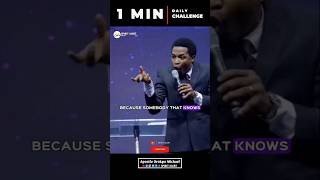 Apostle Orokpo Michael  1 Minute Daily Challenge [upl. by Etireuqram]