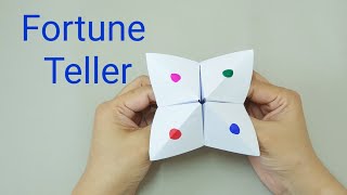 DIY Paper Fortune TellerSimple Origamieasy paper crafts for kids [upl. by Rimola871]