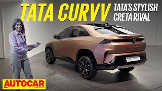 Tata Curvv design highlights  SUV coupe is coming soon  Autocar India [upl. by Kaslik317]