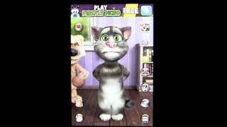 Talking Tom Cat 2 iPhone App Review  CrazyMikesapps [upl. by Idnir341]