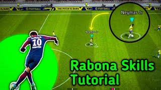 Rabona Tutorial efootball mobile 2023 [upl. by Kohcztiy]