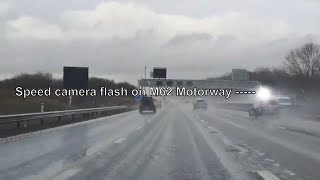 The Shocking Truth About Speed Camera Flashes on M62 Motorway [upl. by Amathiste]