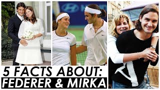 ROGER FEDERER amp MIRKA FEDERER 🎾 5 FAST FACTS YOU NEED TO KNOW [upl. by Asillam239]