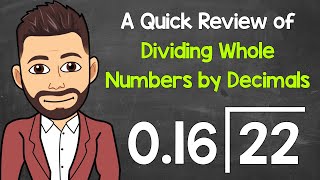 Dividing Whole Numbers by Decimals  Math with Mr J [upl. by Annayehc]