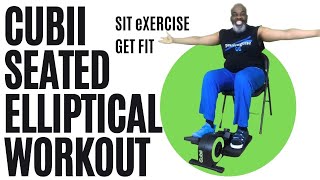 Cubii Seated Elliptical Workout 2  Injury Recovery  Sit Pedal Your Way To Health and Fitness [upl. by Nitnerb590]