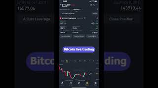 Bitcoin live trading shorting with 125x leverage [upl. by Rebah151]