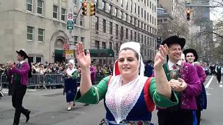 StPatricks Day ParadeNYC2012Bagad PlougastellNYCParadelife [upl. by Sherr454]