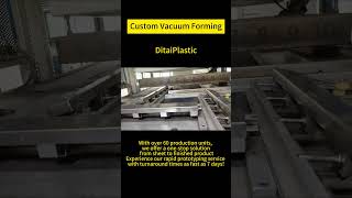 How Vacuum Forming Turns Flat Sheet Into 3D Products custom plastic vacuumforming thermoforming [upl. by Ayhtnic829]