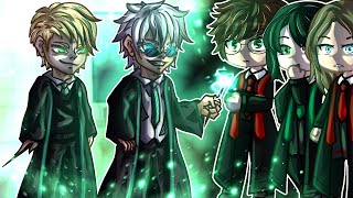 Harry Potter React To Gojo As Draco Malfoys Brother  Gacha React [upl. by Zelma]