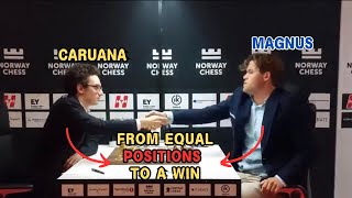 Fabiano Caruana Vs Magnus Carlsen  Norway Chess [upl. by Georgie838]