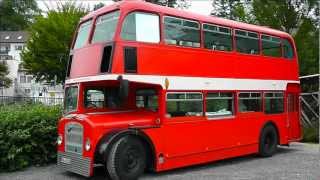 Roter Doppeldeckerbus  Red DoubleDecker bus in Waldenbuch [upl. by Hgiel]