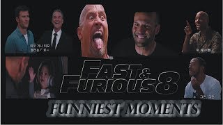 TOP FUNNIEST MOMENTS IN FAST AND FURIOUS 8 WATCH BEFORE ITS TAKEN DOWN [upl. by Sorkin954]