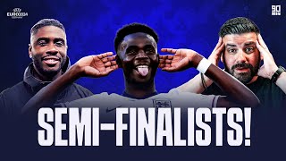 ENGLAND WIN ON PENALTIES Euro 2024 quarter final REACTION 🤩 [upl. by Amsa761]