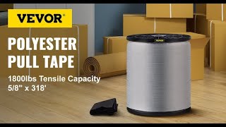 Vevor Mule Tape Aka Pull Tape Review [upl. by Esinert]