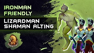 Lizardman Shamans  Ironman Boosting by Old School Boosting [upl. by Mientao]