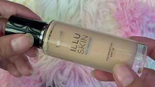 Oriflame Illuskin AquaBoost Foundation SPF 20 Review  Code  Price [upl. by Ainoz941]