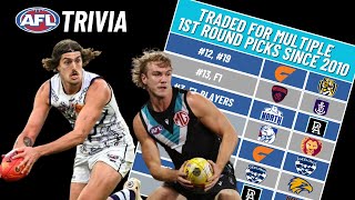 Every AFL Player Traded for MULTIPLE 1st Round Picks Since 2010 AFL Trivia [upl. by Doolittle]