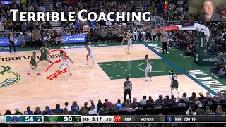 HORNETS criminally terrible coaching vs BUCKS  February 9 2024 [upl. by Eliott]