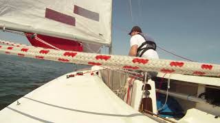 Testing Selden gx 75 solo on an Etchells [upl. by Ettelliw]