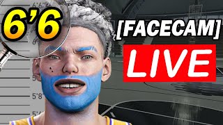 FACECAM 66 PG Build 🔓 Playing 5v5 PROAM  Hit The SUB BUTTON 🎒 NBA 2K24 Live Stream [upl. by Meadow426]