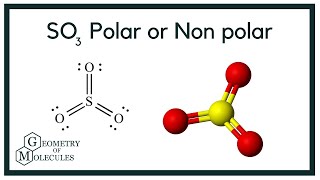 Is SO3 Polar or Nonpolar Sulfur Trioxide [upl. by Marji449]