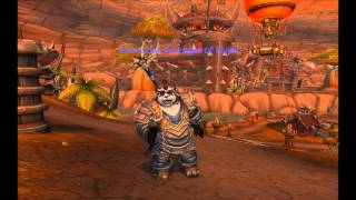 Mists of Pandaria Beta Male Pandaren JokesFlirts [upl. by Evita]